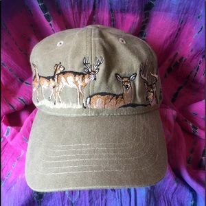 NWOT Al Agnew cap, deer, khaki